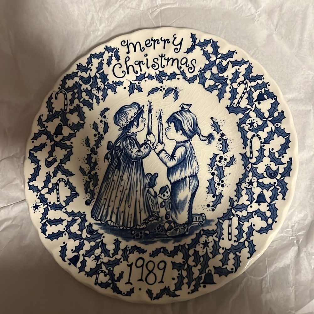 Royal crownford merry Christmas 1989 Staffordshire England - Picture 2 of 3